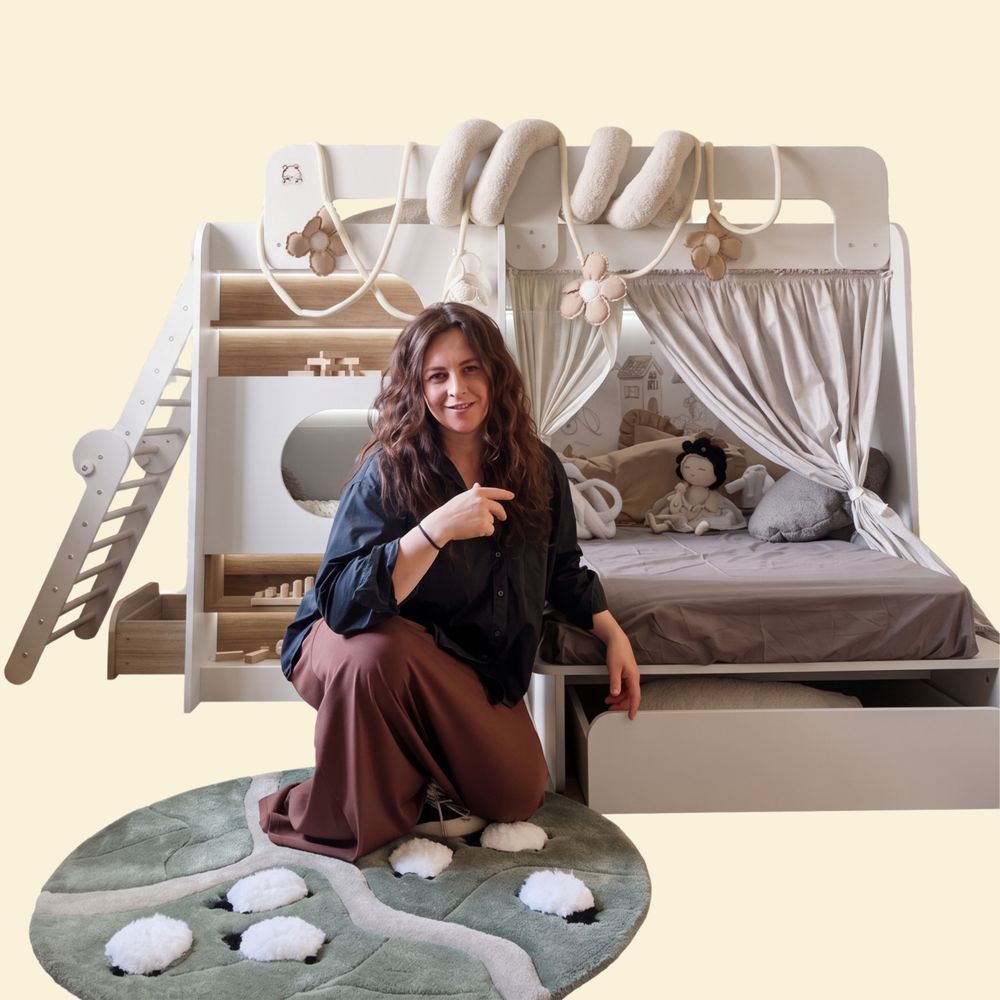 Двоярусне дитяче ліжко MYASON Twin Bed SOFI Dreamland