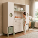 Dresser + Changing Table + 2 Storage Cabinets