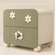 Nightstand SOFI Dreamland BLOOM Olive with Flowers