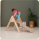 Montessori set, large: arch, triangle, slide